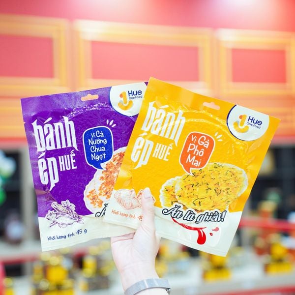 Bánh Ép Huế - Loại Gói - Ăn Liền, Nhiều Vị Thơm Ngon