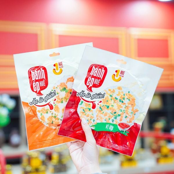 Bánh Ép Huế - Loại Gói - Ăn Liền, Nhiều Vị Thơm Ngon