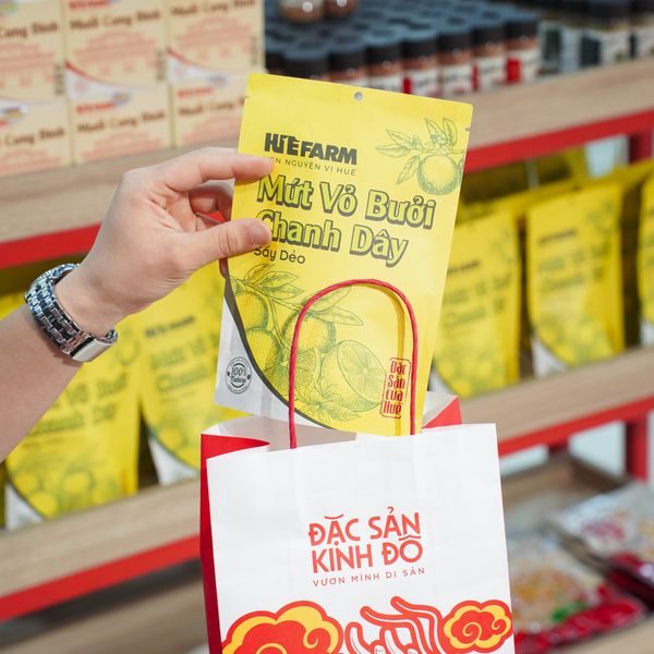 Mứt vỏ bưởi chanh dây