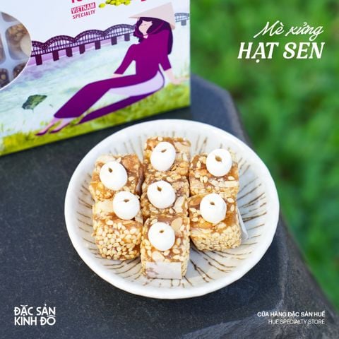 Combo Mè Xửng Huế Hạt Sen & Hạt Điều - Đặc Sản Huế Chính Gốc