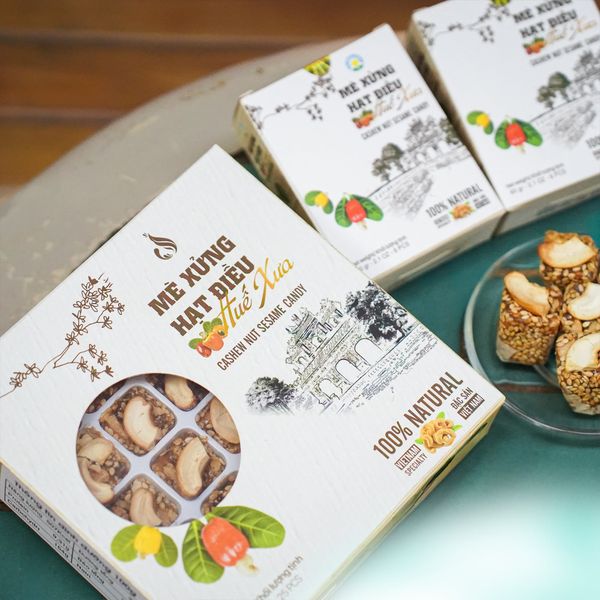Mè Xửng Hạt Điều - Đặc Sản Huế Ngọt Dịu, Giòn Bùi