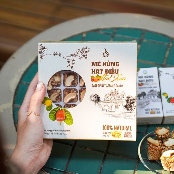 Mè Xửng Hạt Điều - Đặc Sản Huế Ngọt Dịu, Giòn Bùi