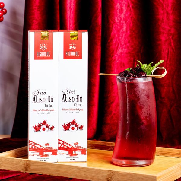 Siro atiso đỏ cô đặc