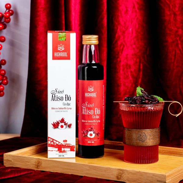 Siro atiso đỏ cô đặc