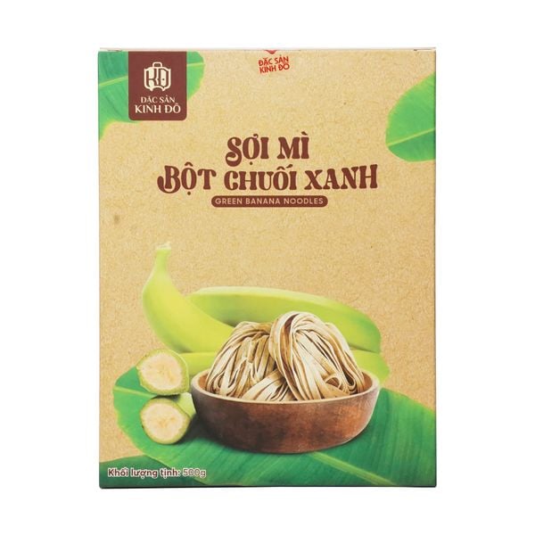 Sợi mì bột chuối xanh