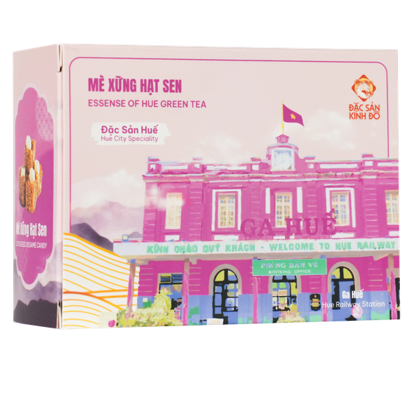 Set Quà 4 Mùa Đỏ - Trà, Bánh, Kẹo Huế Cao Cấp