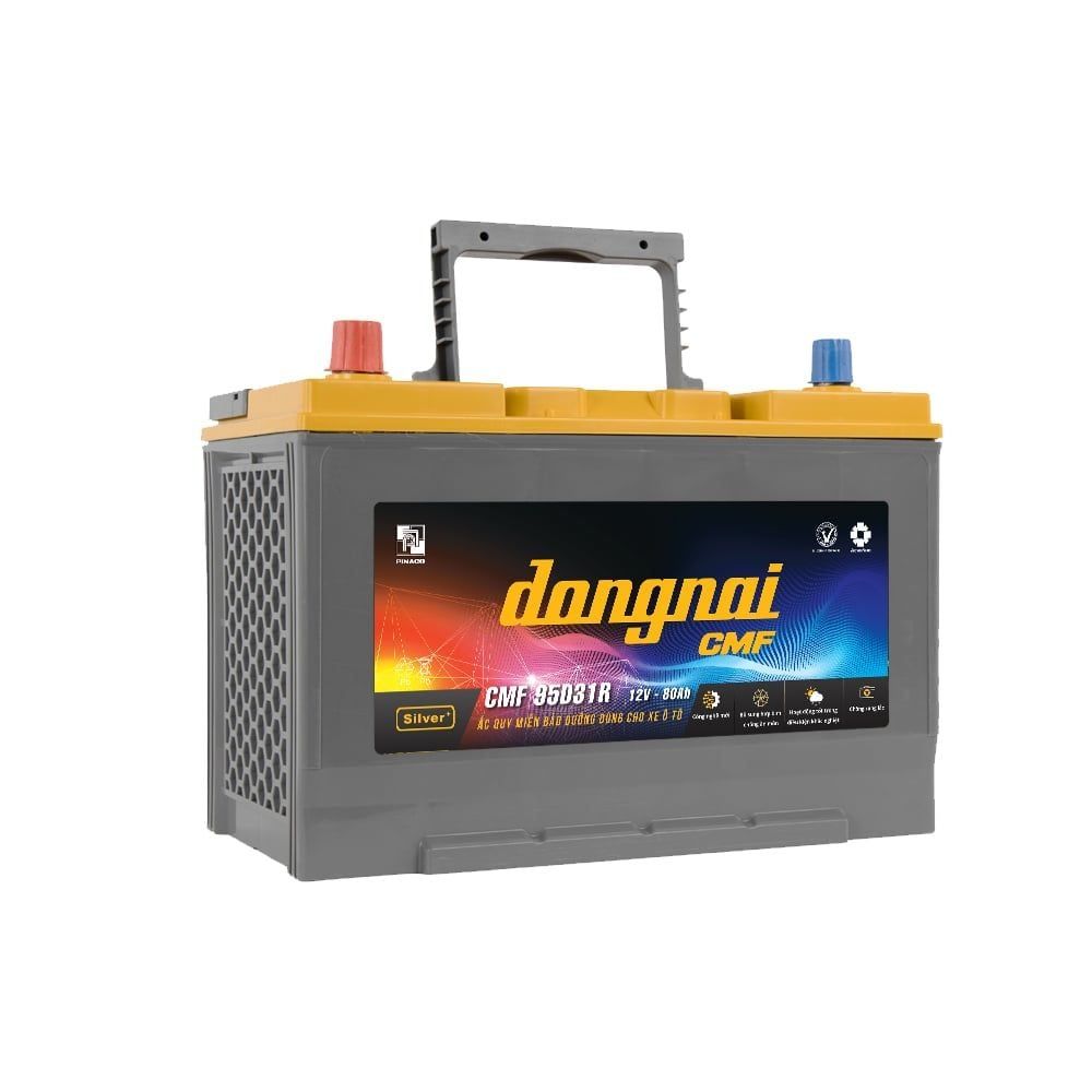 Ắc quy khô miễn bảo dưỡng Đồng Nai CMF 95D31 - 12V - 80Ah