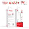 Cable Bison Silicone CB119 Trắng C-L 27W