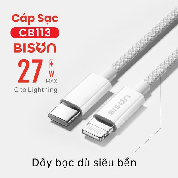 Cáp Bison dây dù C-Lightning 27W (CB113 )