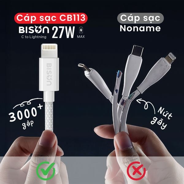 Cáp Bison dây dù C-Lightning 27W (CB113 )