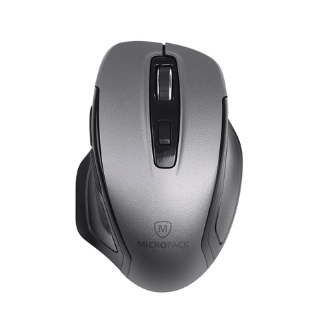 Chuột không dây MicroPack SPEEDY PRO Dual Receivers Wireless Mouse MP-752W - Grey