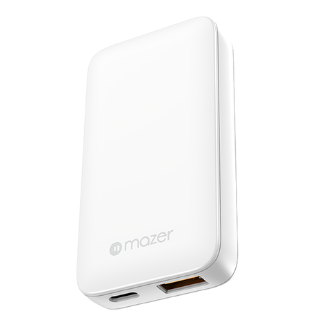 Củ sạc Mazer/M-G65SLIM-WH/PrestigeGaN PD65W 1 C1A with Travel Plugs-White