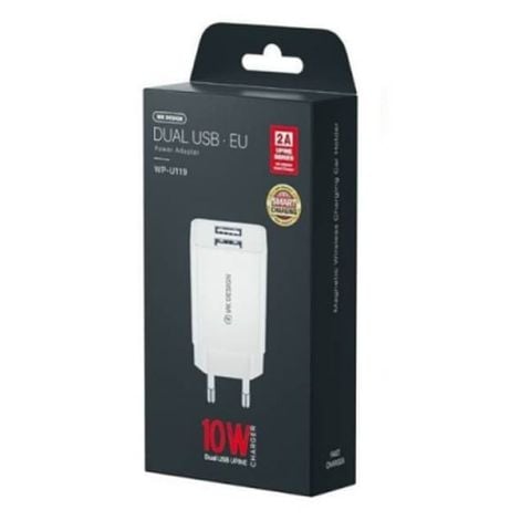 Củ Sạc 10W 2 cổng USB WP-U119 WEKOME