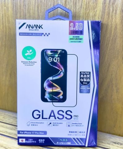 Dán Kính cường lực trong Anank 2.5D cho iPhone 17 Pro Max