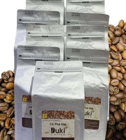 Cà phê hạt rang Robusta 10Kg (Gói lớn 1kg phù hợp cho quán)