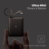 Pin dự phòng siêu nhỏ POWERCUBE by MIPOW (USA) Ultra-Mini Aluminum (10000 mAh) Chứng chỉ CCC – CX10 - Grey