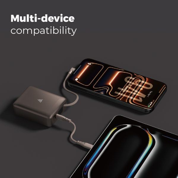 Pin dự phòng siêu nhỏ POWERCUBE by MIPOW (USA) Ultra-Mini Aluminum (10000 mAh) Chứng chỉ CCC – CX10 - Grey