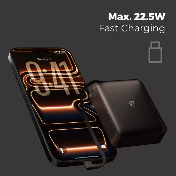 Pin dự phòng siêu nhỏ POWERCUBE by MIPOW (USA) Ultra-Mini Aluminum (10000 mAh) Chứng chỉ CCC – CX10 - Grey