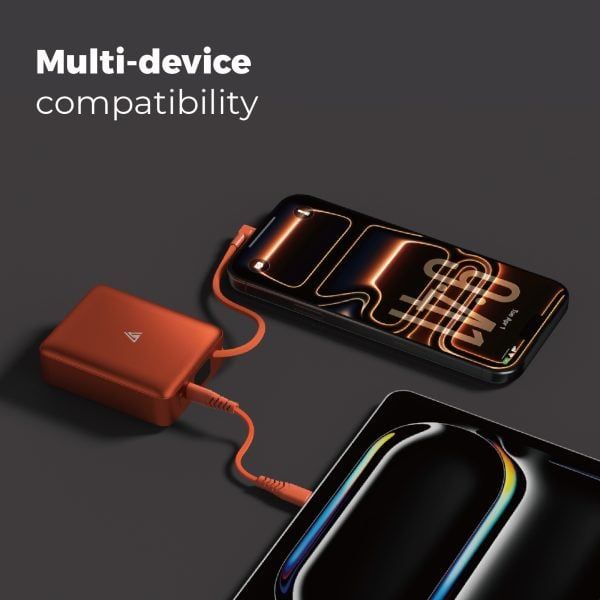 Pin dự phòng siêu nhỏ POWERCUBE by MIPOW (USA) Ultra-Mini Aluminum (10000 mAh) Chứng chỉ CCC – CX10 - Grey