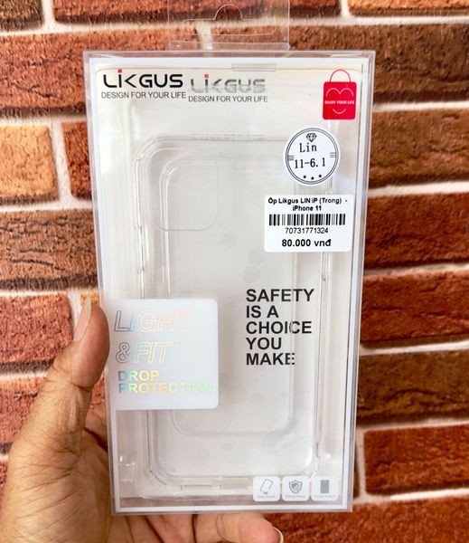 Ốp Likgus LIN iP (Trong)  - iPhone 11