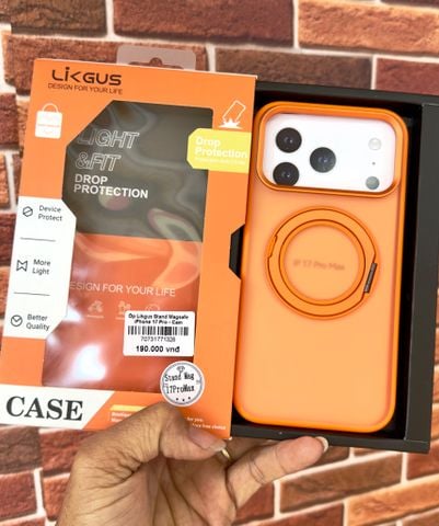 Ốp Likgus Stand Magsafe iPhone 17 Pro Max - Cam