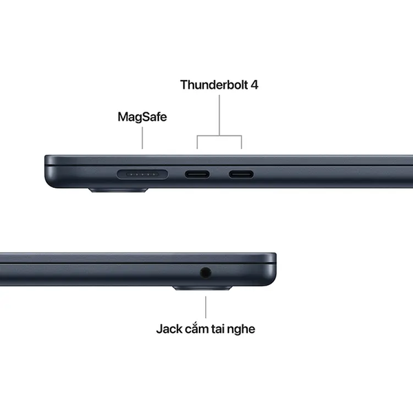 Máy cũ 99% Macbook Air M4 15-inch 10CPU/10GPU/16GB/256GB  màu  đêm xanh thẩm