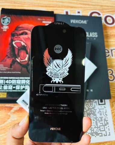 Kính cường lực 4D Chống nhìn trộm 6.7