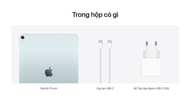 iPad Air 7 13-inch M3 Wi-Fi+5G Chính hãng