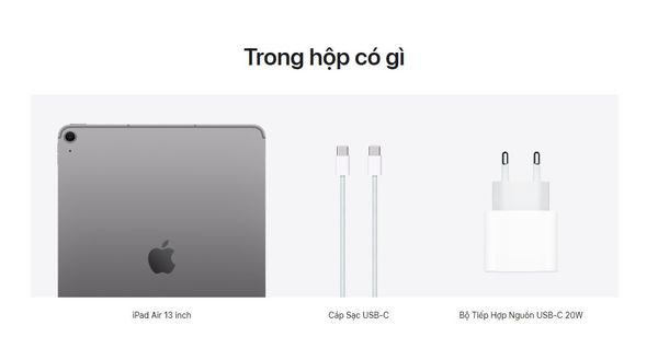 iPad Air 7 13-inch M3 Wi-Fi Chính hãng