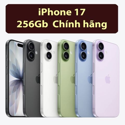iPhone 17 - 256GB Chính hãng có VAT