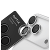 Kính bảo vệ camera len UNIQ OPTIX IPHONE 17 PRO/17 PRO MAX (2025) 6.3/6.9 ALUMINIUM CAMERA LENS PROTECTOR - STERLING (SILVER)