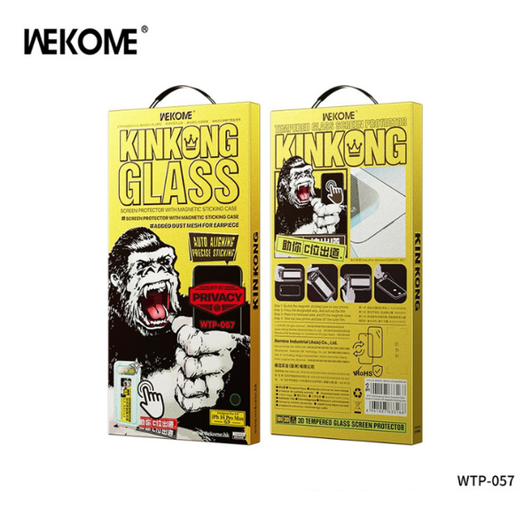 Dán chống nhìn trộm cho iPhone 18 Pro Max hiệu Wekome KinKong WTP-057 (có khung tự dán)