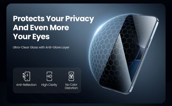 Kính Chống nhìn trộm iPhone 16 Pro Max NillKin Guardian