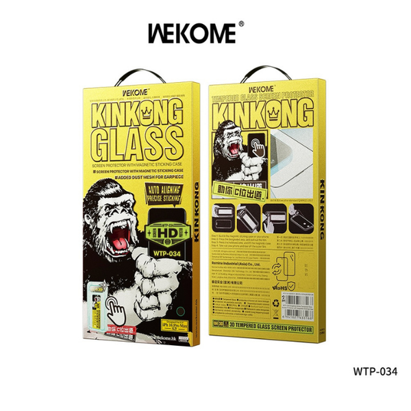 Dán cường lực iPhone 17/18 Pro Max 6.9-inch KINKONG WTP-034 (có khung tự dán)