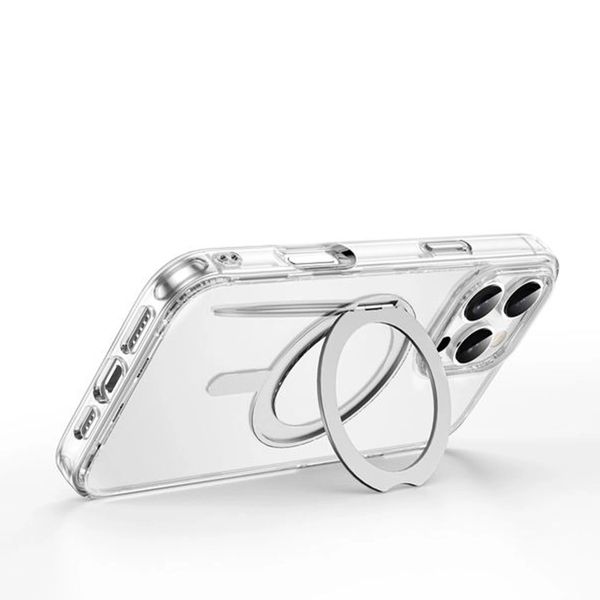 Ốp điện thoại chống sốc WIWU cho dòng iP16 có đế xoay tự do MCC-201