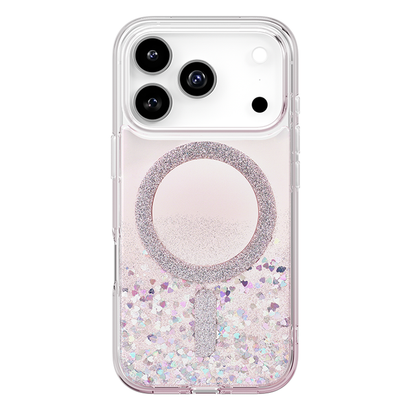 Ốp lưng UNIQ COEHL IPHONE 17 PRO (2025) 6.3 MAGNETIC CHARGING SOLEA - GLITTER HEARTS