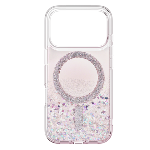 Ốp lưng UNIQ COEHL IPHONE 17 PRO (2025) 6.3 MAGNETIC CHARGING SOLEA - GLITTER HEARTS