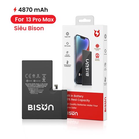 Pin Bison iPhone 13 ProMax dung lượng 4352mAh