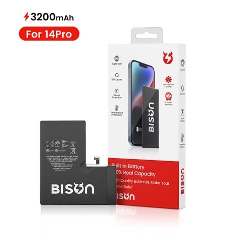 Pin Bison cho iPhone 14 Pro - 3200mAh