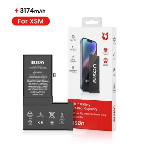 Thay Pin Bison iPhone XS Max dung lượng chuẩn 3174mAh
