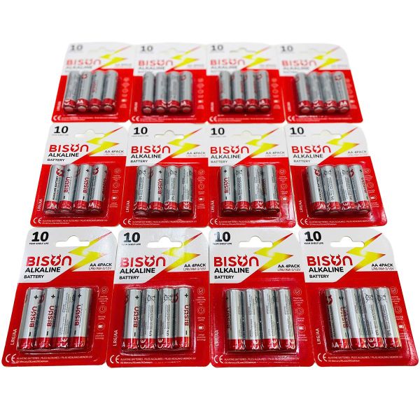 Pin tiểu Alkaline Bison AA  (LR6 AM-3 1.5V)