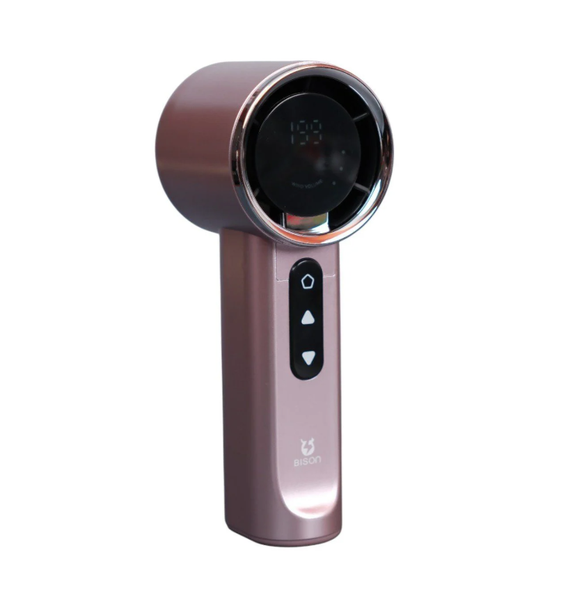 Quạt cầm tay Bison BSU7 cao cấp, tích điện 4000mAh, sạc type C, 199 tốc độ gió