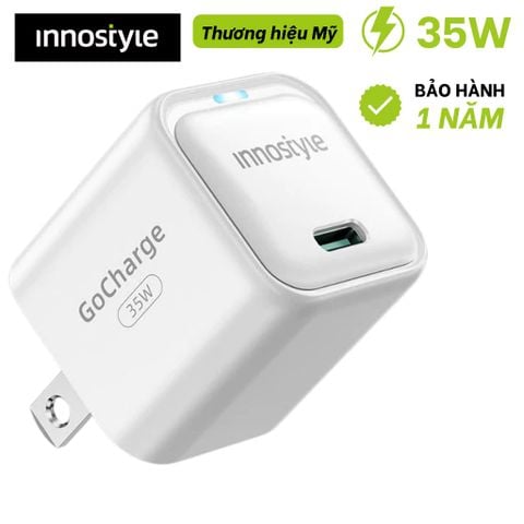 Sạc nhanh INNOSTYLE 35W GOCHARGE USB-C charger – IC35-US Trắng