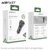 Sạc ô tô Acefast B6, công suất 63w, 2 cổng (USB-A + USB-C), điện áp 5-20v, hỗ trợ sạc nhanh Power Delivery, dùng cho thiết bị di động, hãng sx: Acefast #6974316280972