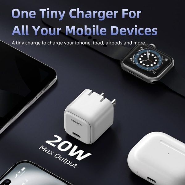 Sạc nhanh INNOSTYLE 35W GOCHARGE USB-C charger – IC35-US Trắng