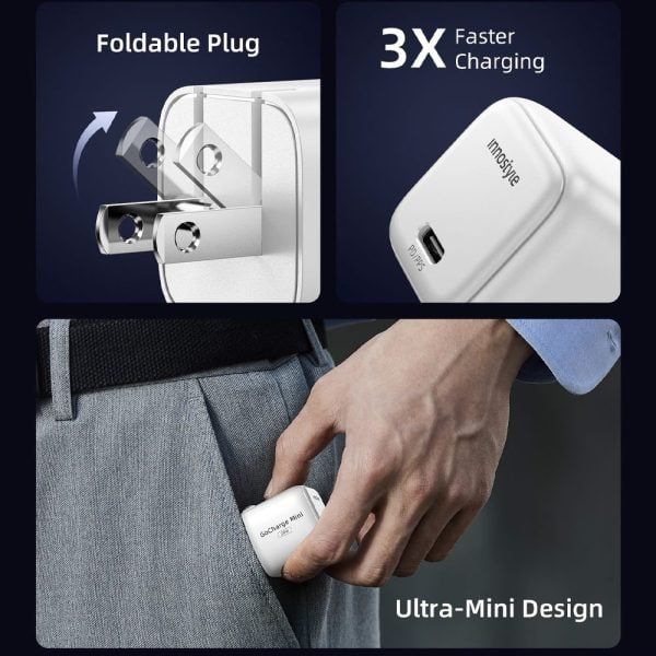 Sạc nhanh INNOSTYLE 35W GOCHARGE USB-C charger – IC35-US Trắng