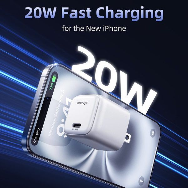 Sạc nhanh INNOSTYLE 35W GOCHARGE USB-C charger – IC35-US Trắng
