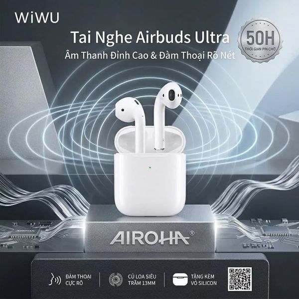 Tai nghe Bluetooth WiWU Airbuds Ultra AIROHA