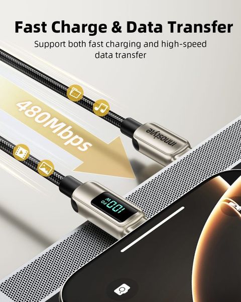 Cáp sạc USB-C to USB-C Innostyle DigiPower