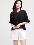  Áo kiểu nữ  Ruffled V-neck  A1-003 